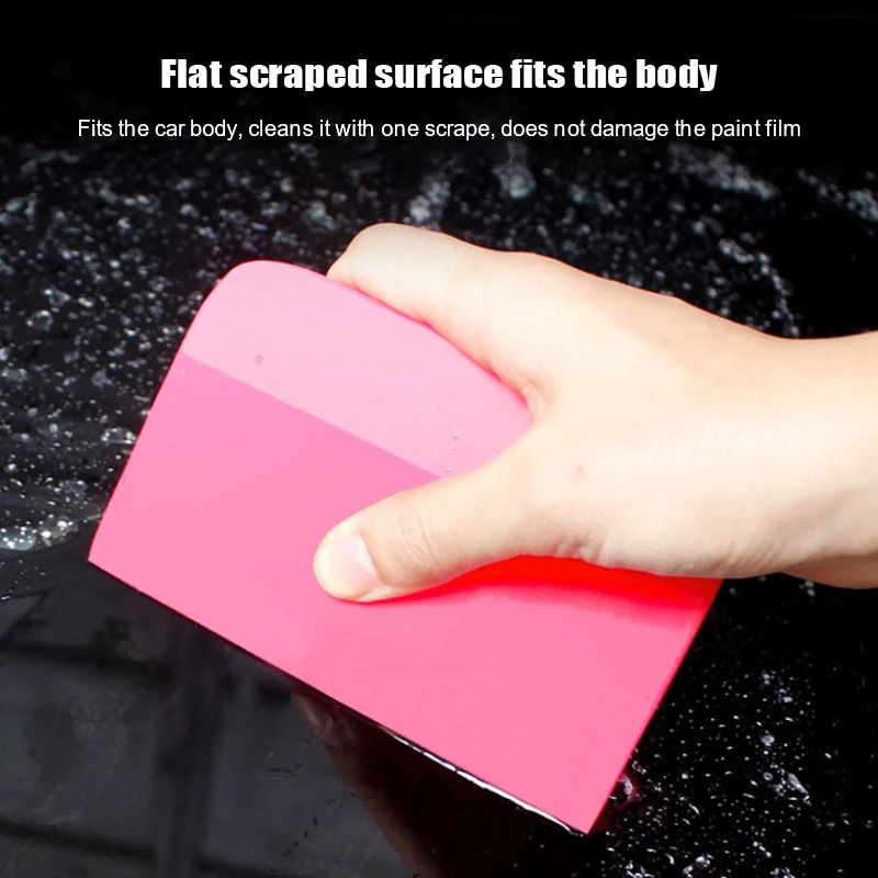 

Car Anti-scratch TPU Coating Soft Scraper Film Vinyl Spatula Window Tinting Wrap Tools Glass Cleaning Water Wiper