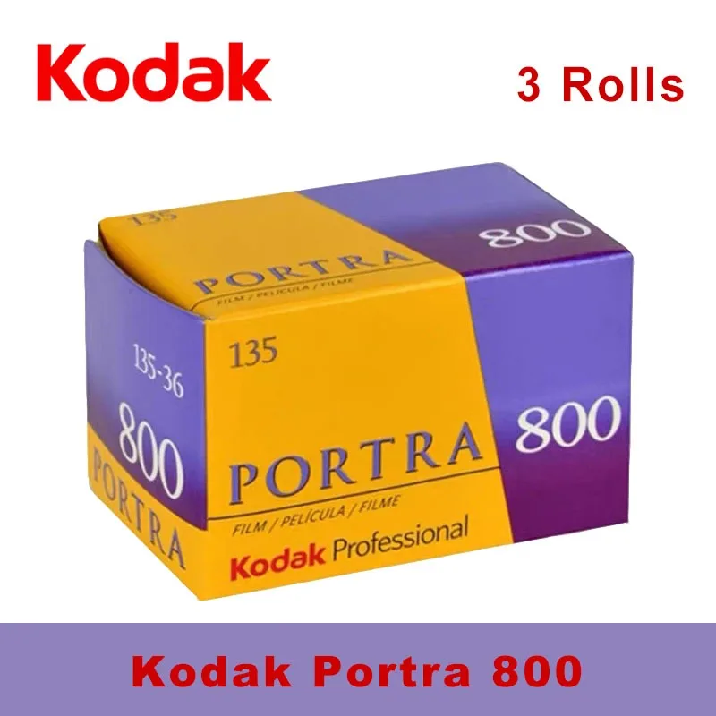 

Kodak Professional Portra 800 Color Negative Film 35mm film 135 Professional Film Color Negative Film（Expiration Date: 1.2024）