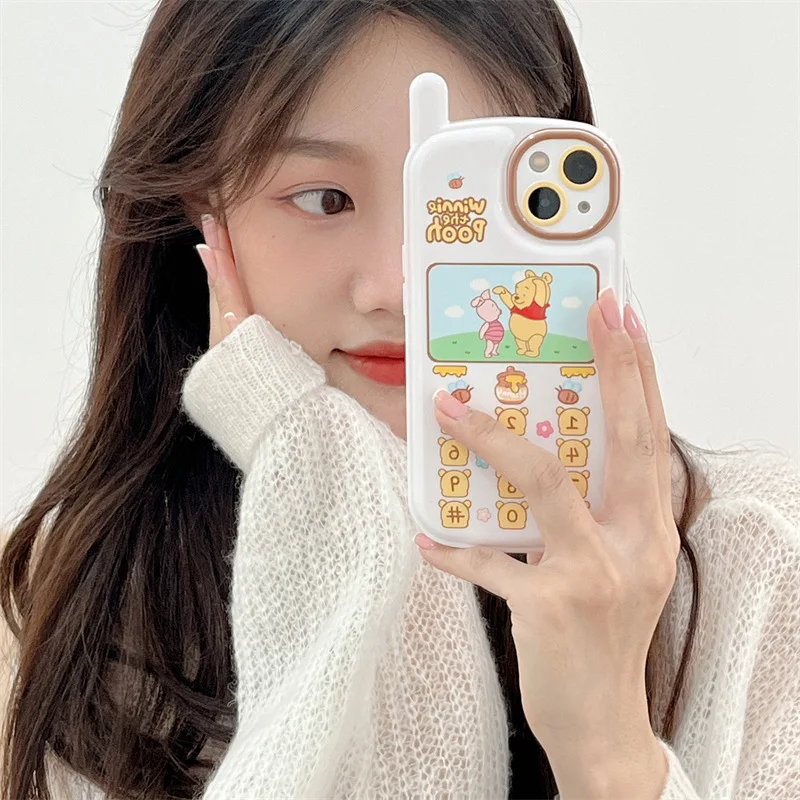 

Чехол для телефона с изображением Минни и поросенка, подходит для iPhone X/XR/11/12/13promax