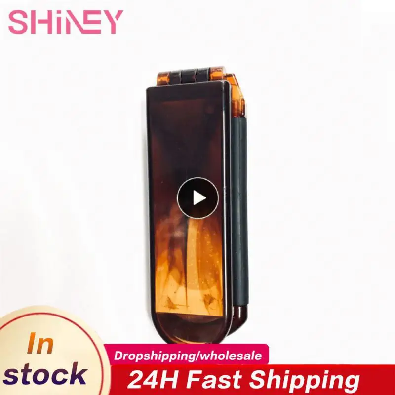 

Smooth Hair Massage Comb Easy To Clean Amber Hair Comb Easy To Carry When Going Out Stress Relief Massage Travel Comb Comb