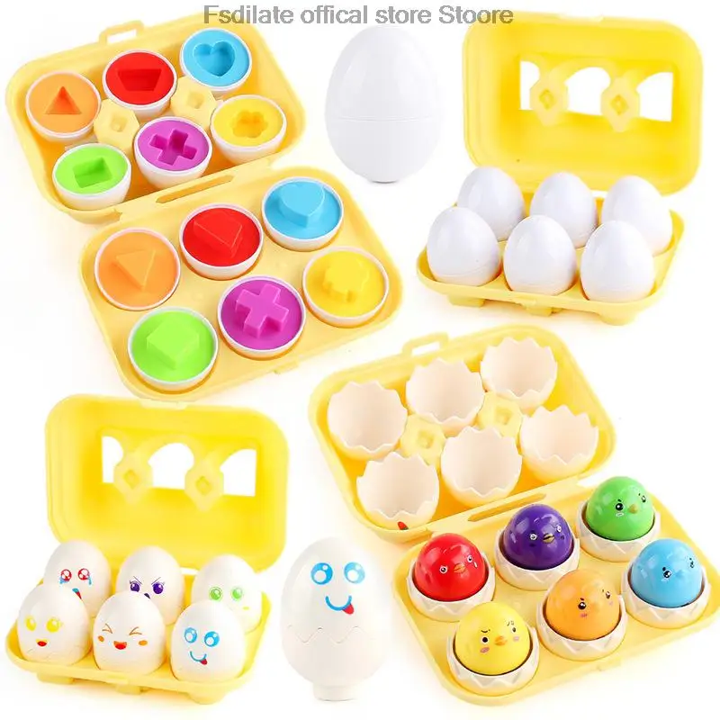 

Early education toys Pairing Smart Eggs puzzle toys for Vegetable and fruit animals montessorri toys gift for 4-6 years kids