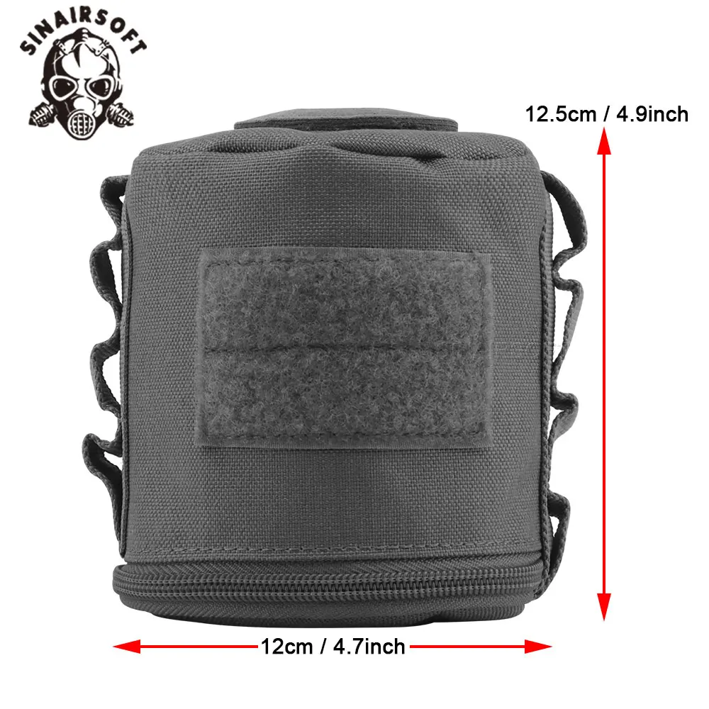 Camping Roll Paper Storage Bag MOLLE Accessory Outdoor Picnic Napkin Tactical Military Camo Portable Tissue Cover Organizer