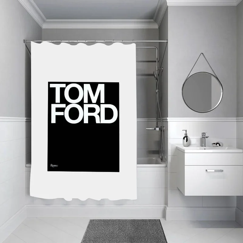Водостойкая Занавеска Для Душа Tom-fords Из Нетканого Материала