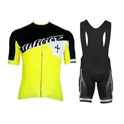 Лидер продаж желтые велосипедные майки с короткими рукавами комплекты