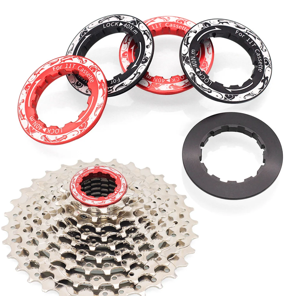 

MTB Bicycle Flywheel Cover 11T Aluminium Alloy Bicycle Flywheel Locking Cover General Cassette Lock Ring Bike Accessories
