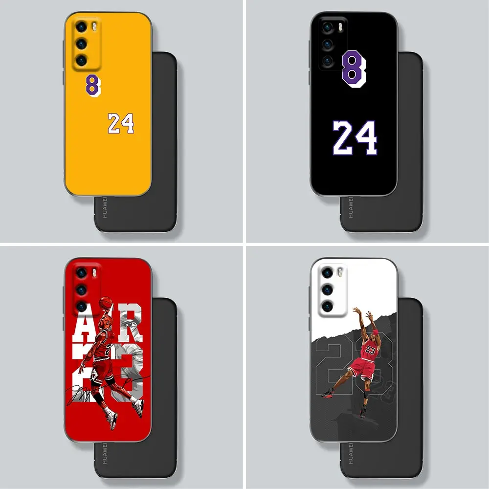 

Sports Brand 23 24 Phone Case for Huawei P10 P20 P30 P40 P50 P50E P Smart 2021 Pro Lite 5G Plus Soft Silicone Case