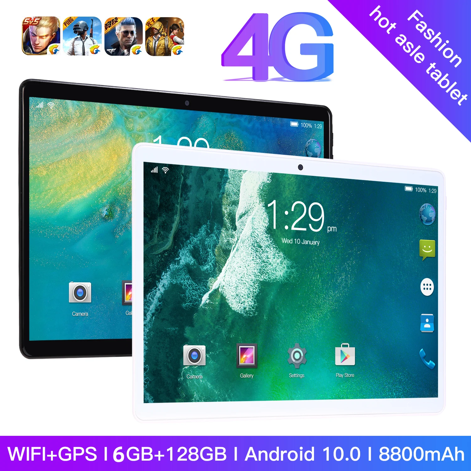 

5G Laptop 10 Core S13 Firmware Dual SIM Tablet PC Android 10 8800mAh 12GB 512GB 10.1 Inch Google Netbook GPS LTE Hot Sales Pad