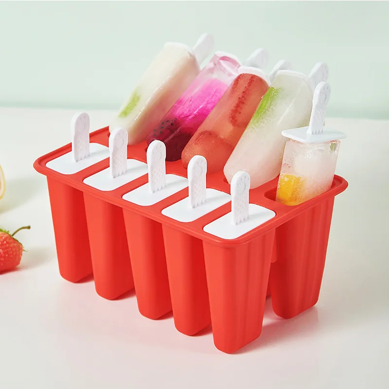 

Popsicle Molds Shapes, Reusable Easy Ice Maker Machine Silicone BPA Free Frozen Ice Pop Maker Ice Cream Tools