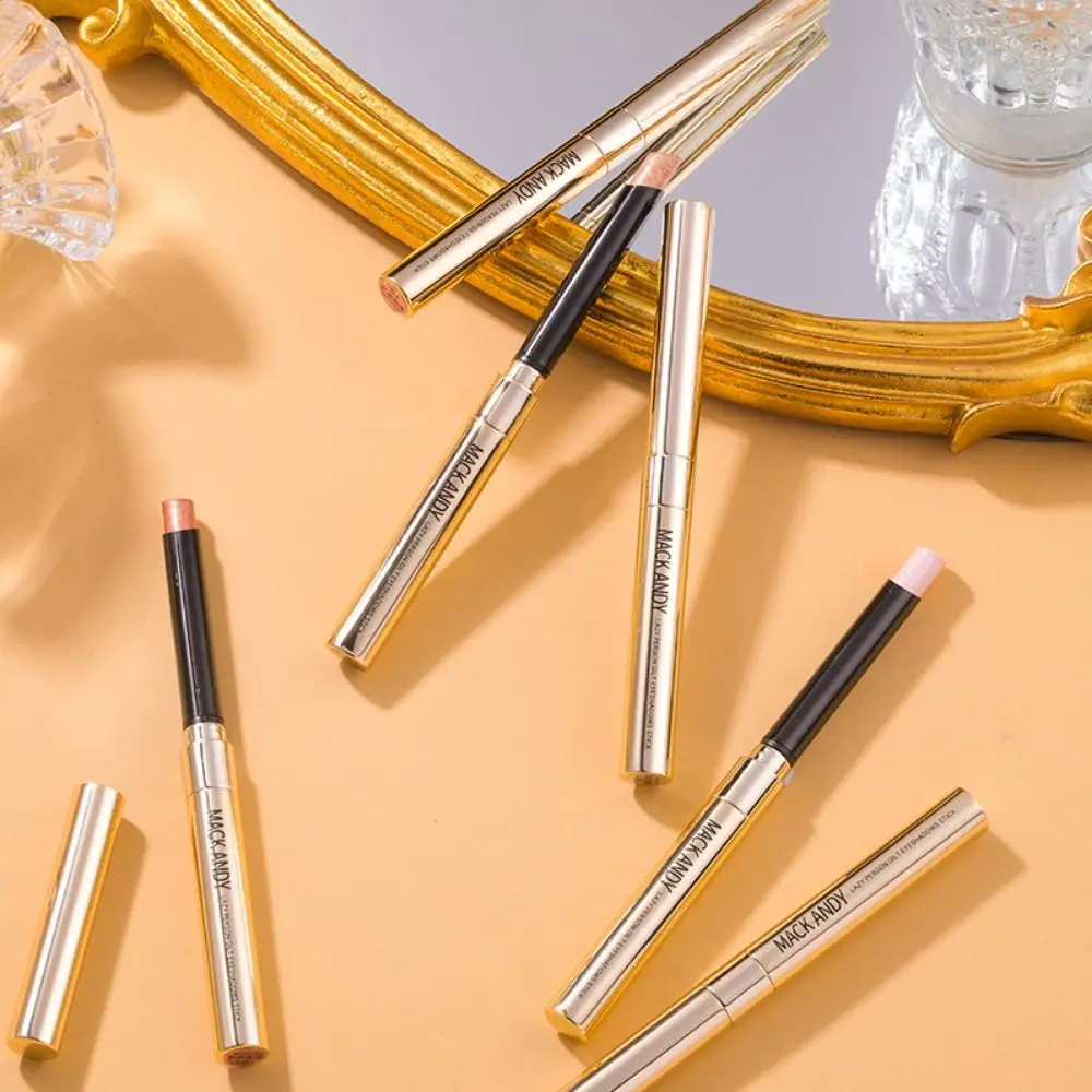 

Гладкие тени для век, осветляющие натуральные водостойкие, кремовые, стойкие тени для век, ручка для макияжа