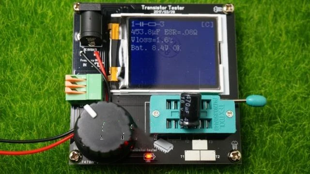 Тестер транзисторов Частотомер ШИМ прямоугольная волна LCR Таблица Полноцветный