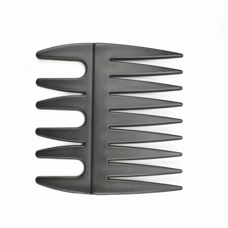 

Beauty Tools Barber shop dual-purpose oil head comb fishtooth comb Airplane head styling comb Black perm zone
