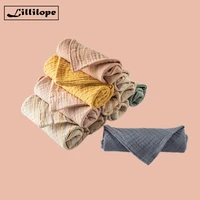 lillilopo 1pcs baby saliva towel absorbent baby burp cloth handkerchief newborn washcloth