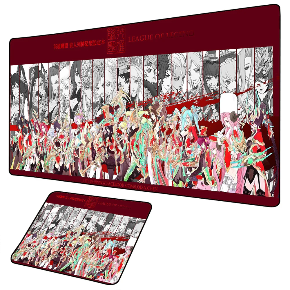 

Gamer Mouse Pad Overlock E-sports Gaming Accessories Large MousePad Speed Edition Game Laptop Desk Mat XXL Persona 5 Non-slip