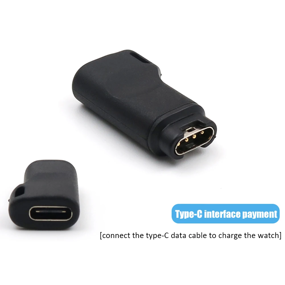 

USB 3.1 Type C Female to 4pin Charger Adapter for Garmin Fenix 5 5X 5S 6 6X PRO Watch Charging Converter for Vivoactive 3