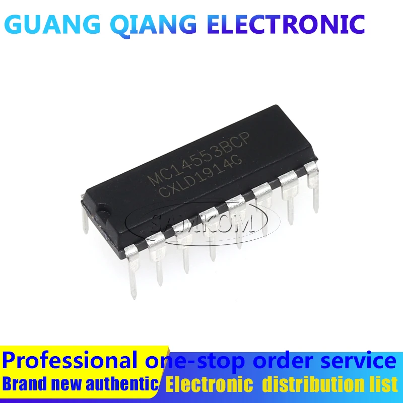 1 шт., счетчик IC mc14553p10, BCD 3-значный CMOS 16DIP