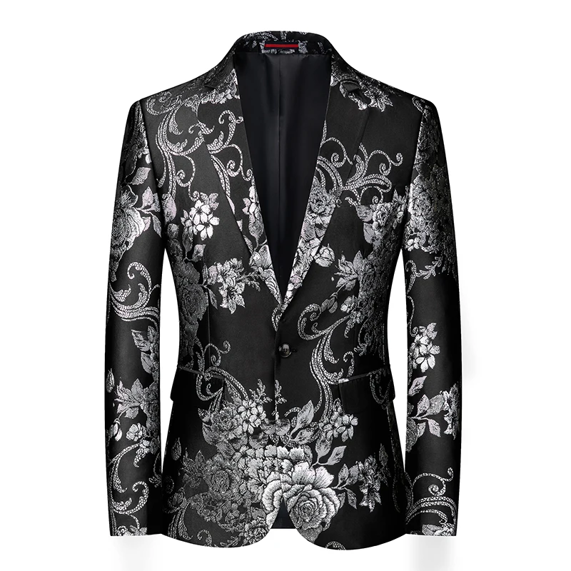 

Men Business Blazers Spring Autumn Formal Men's Coat Male Fashion Solid Color Blazer Long Sleeve Lapel Slim Fits Suit S-6XL