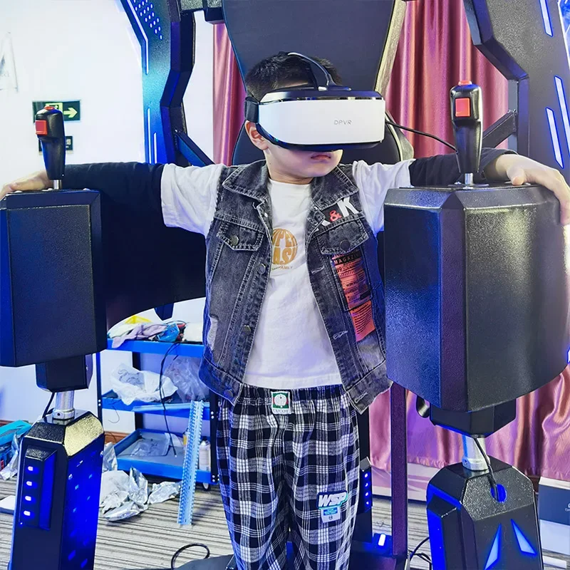 Большой видеоигровой зал VR самолет соматосенсорная игровая консоль Dark Wings