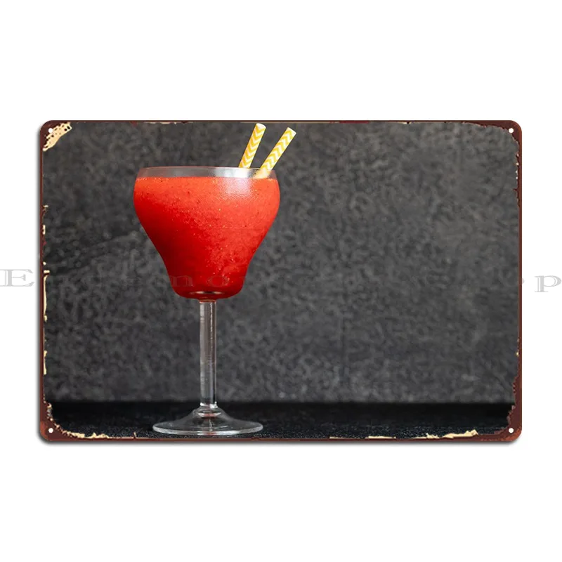 

Клубника Маргарита металлическая вывеска Декор киноклуб бар герой Ретро жестяной знак постер