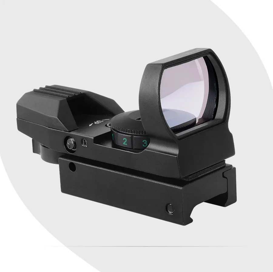 

New 20mm Rail Riflescope Hunting Optics Holographic Red Dot Sight Reflex 4 Reticle Tactical Scope Hunting Gun Accessories