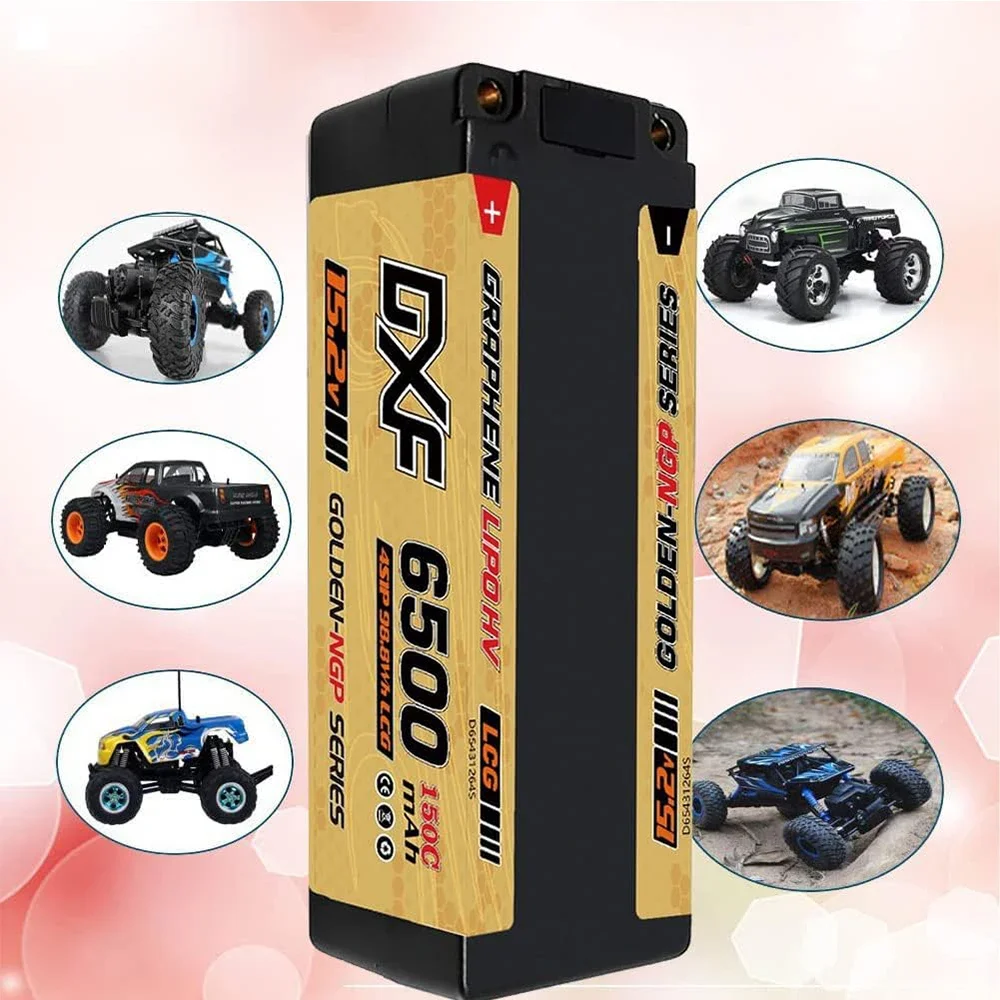 DXF 6500 мАч 4S 15 2 В 150C Липо-батарея класса A LCG HV Жесткий чехол с разъемом XT90 EC5 для