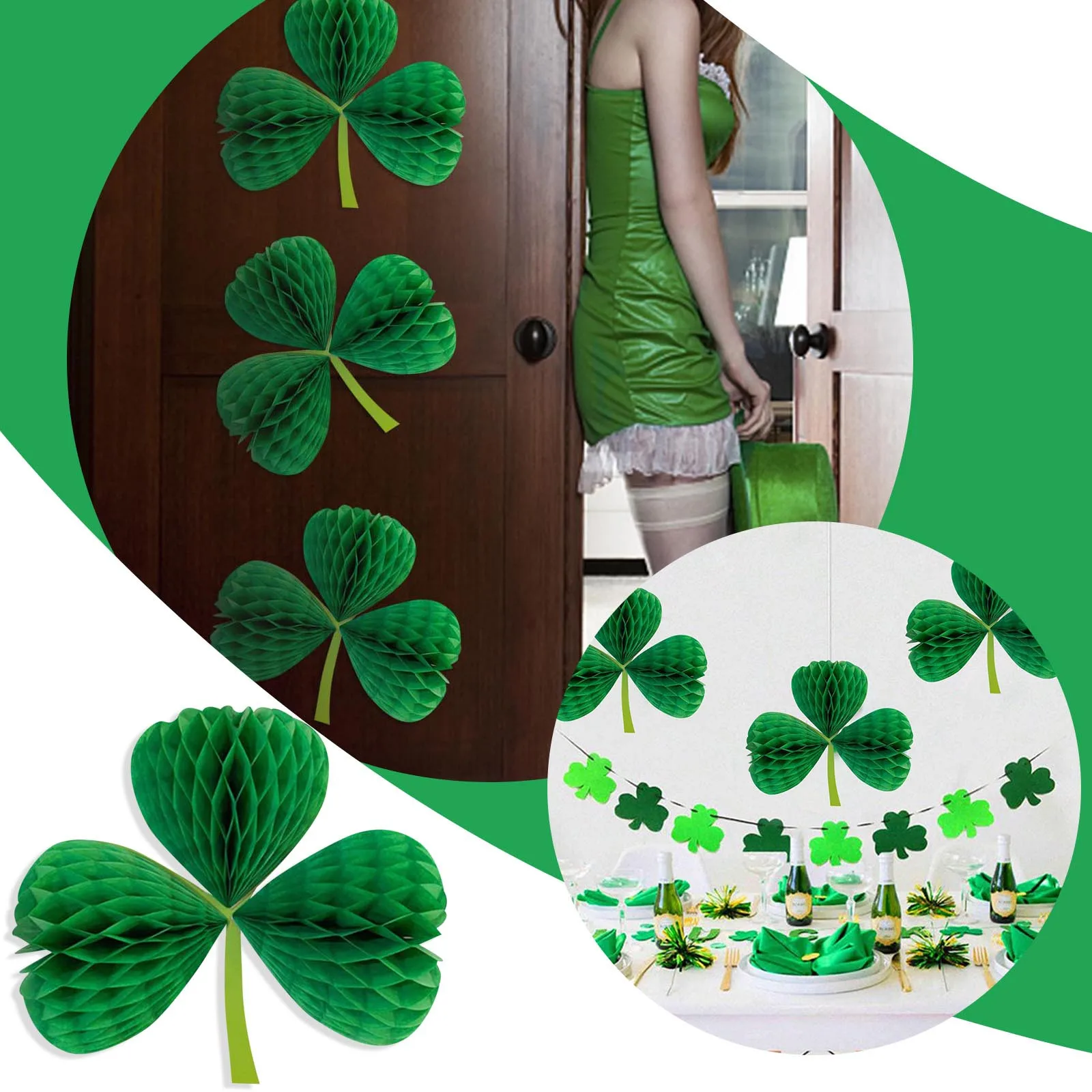 Sidewalls 3 Pcs Decoration Tissue Hanging Decor For Party Ir