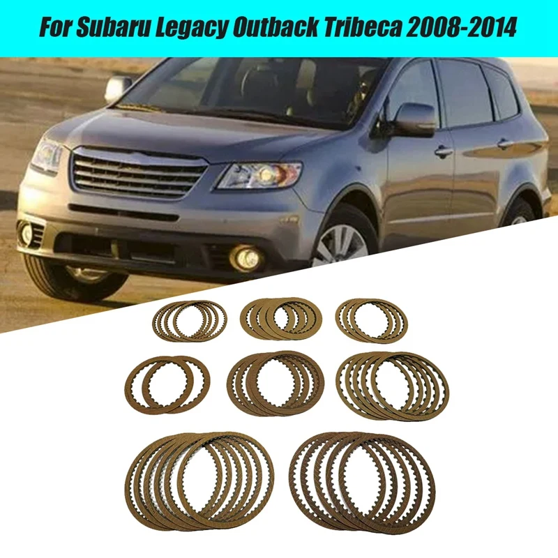 Комплект фрикционных пластин 5EAT для Subaru Legacy Outback Tribeca 2008-2014 1 комплект/33 шт.