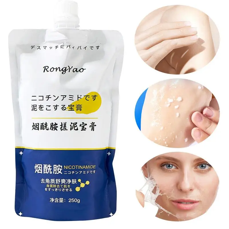 

Rubbing Mud For Skin Body Exfoliator Scrub With Nicotinamide Rubbing Mud Gel For Body Mud Scrub Cream Exfoliate For Smooth And