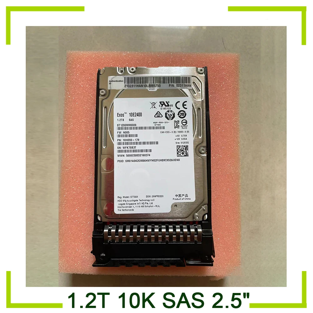 

Server Hard Disk 1.2T 10K SAS 2.5" 256M Hard Drive ST1200MM0009