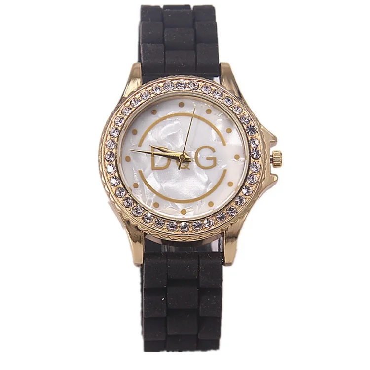 DQG Women's Stainless Steel Luxury Watch, crystal Quartz Bracelet, Fashionable Multi-color, 2023
