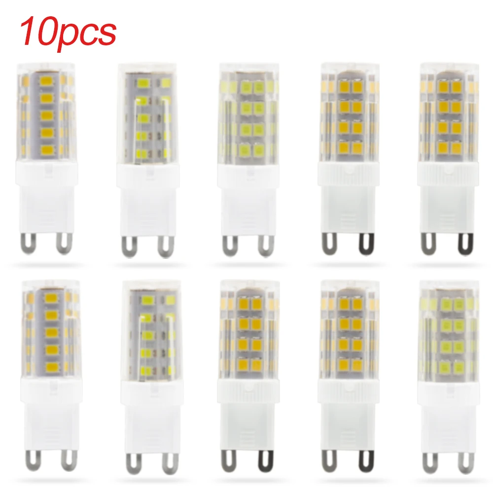 

10pcs G9 LED Bulb 5W Equivalent 50W Halogen Bulbs, G9 Bi-Pin Base Light Bulbs, AC220V LED Bulb for Chandelier, Non Dimmable