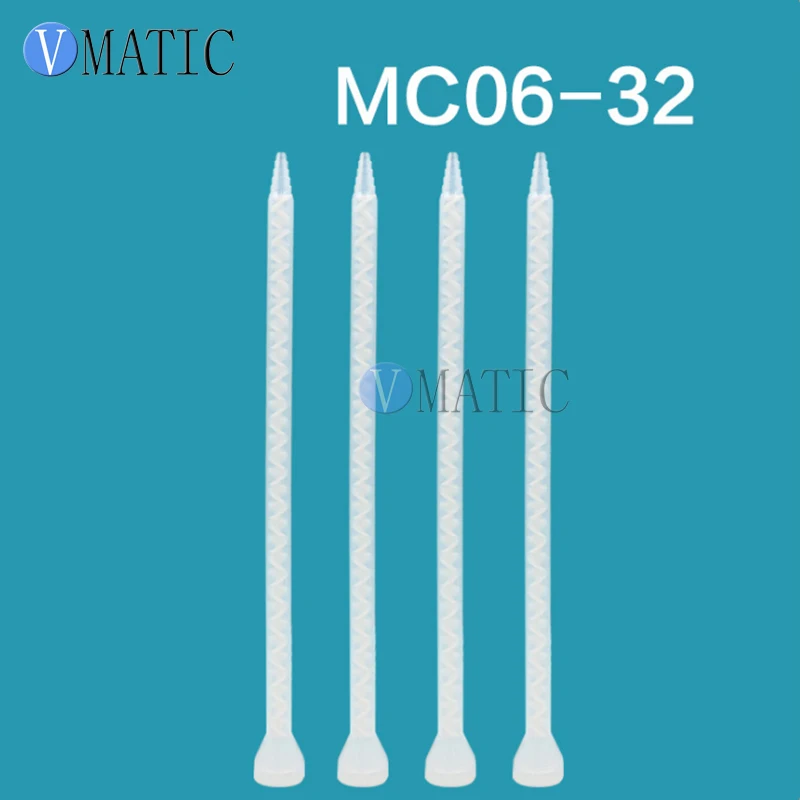 Free Shipping High Quality Resin Static Mixer MC06-32 Mixing Nozzles For Duo Pack Epoxies (White Core)