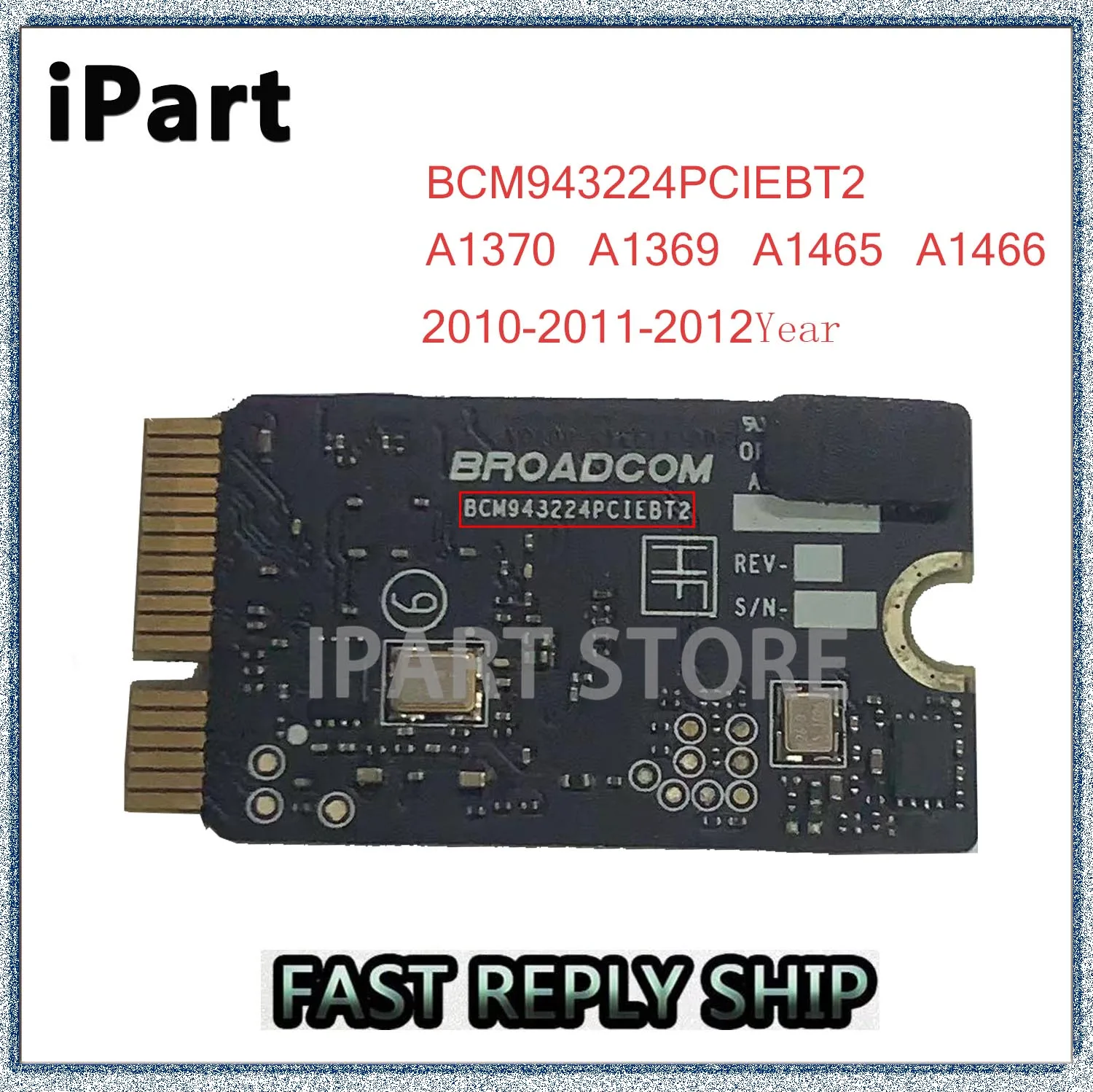 Для Macbook AIR A1370 A1369 A1465 A1466 MC505 965 карта Wi-Fi BCM943224PCIEBT2 2,4 и Bluetooth 3,0/4,0