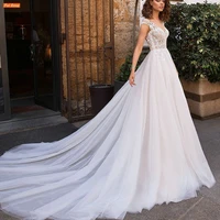 elegant a line wedding dress lace appliqu%c3%a9s beaded vestidos de novia bridal gowns custom made court train %d1%81%d0%b2%d0%b0%d0%b4%d0%b5%d0%b1%d0%bd%d0%be%d0%b5 %d0%bf%d0%bb%d0%b0%d1%82%d1%8c%d0%b5