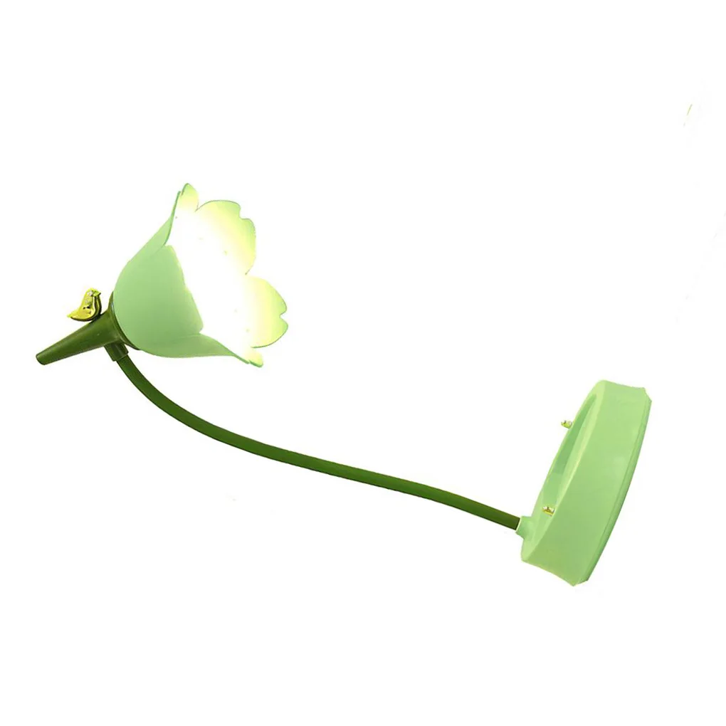 

Цветочная настольная лампа, USB фонарь, ночное освещение, многофункциональный держатель для телефона, декор птицы, защита глаз, ночная лампа для спальни