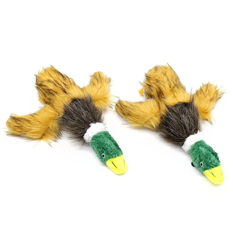 

Игрушка для собак, плюшевая утка, жевательная игрушка для улучшения психического и физического здоровья B03E