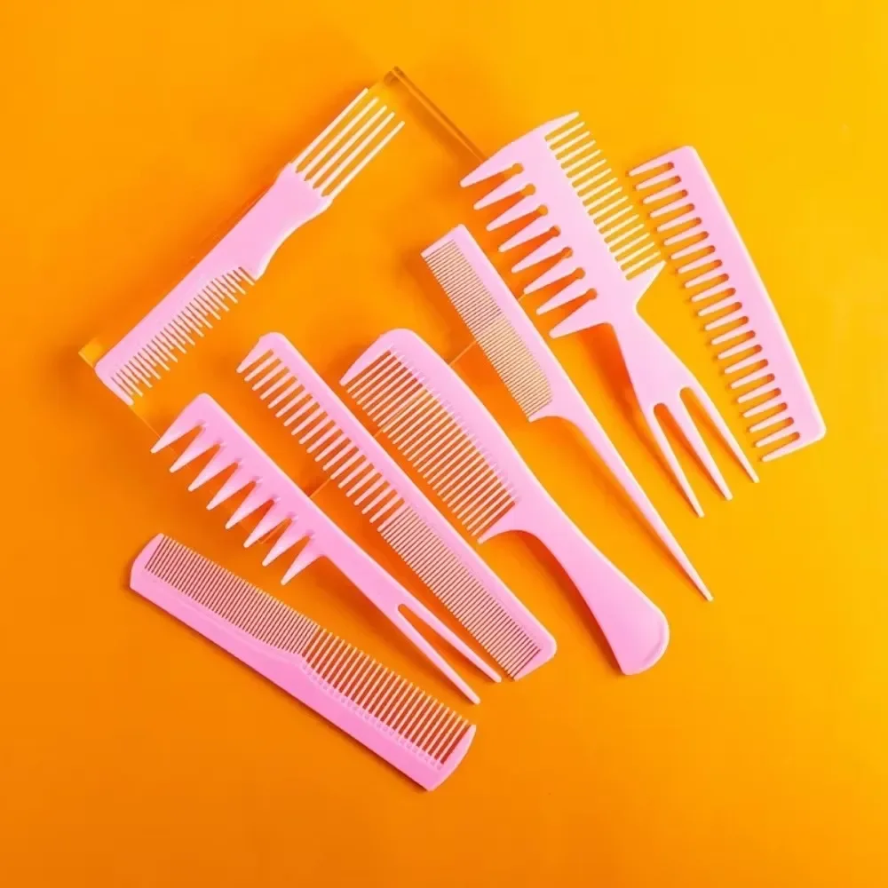 8 шт. парикмахерские расчески многофункциональная расческа для распутывания