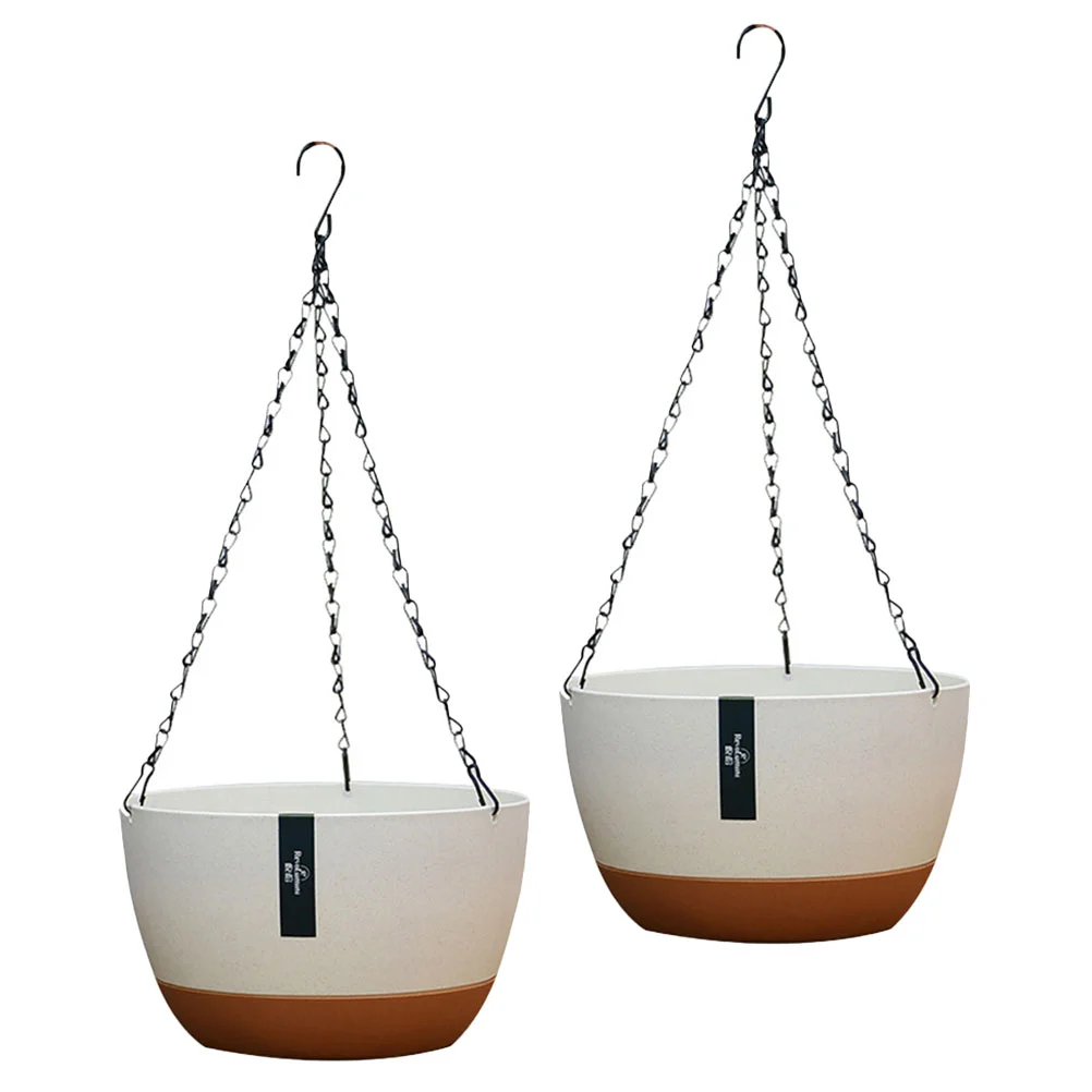 

Hanging Basket Decor Large Type Flowerpot Planter Outdoor Plastic Plants Balcony Holder Indoor Planters Garden pots and