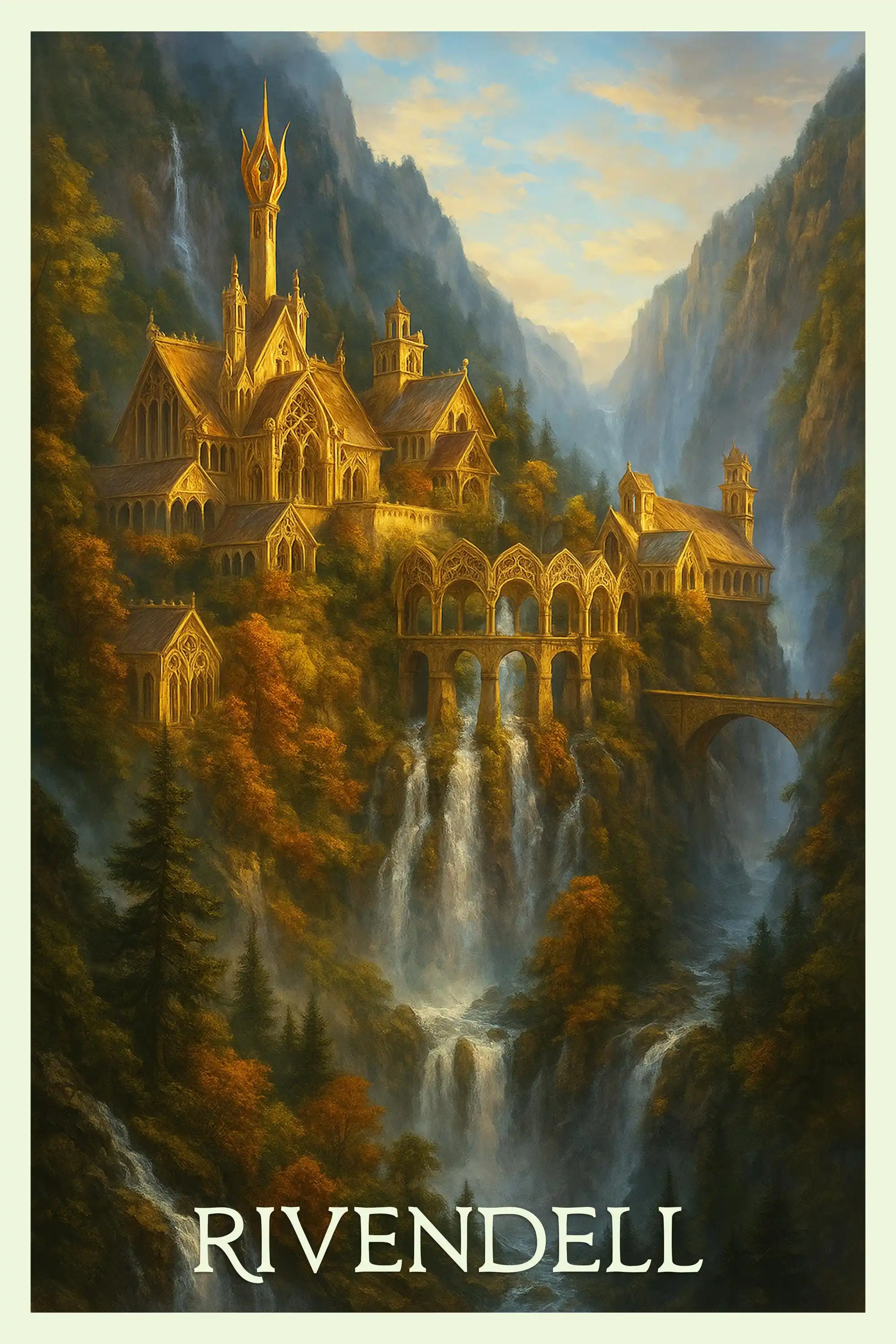 Печать на холсте 