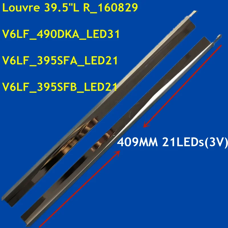 

LED Strip For Samsung UA40K5300 Louvre 39.5" L R 39720A BN96-4655A 4656A 39721A v6lf_395sfb_led21_-3-11_R3 395sfa UE40K5179