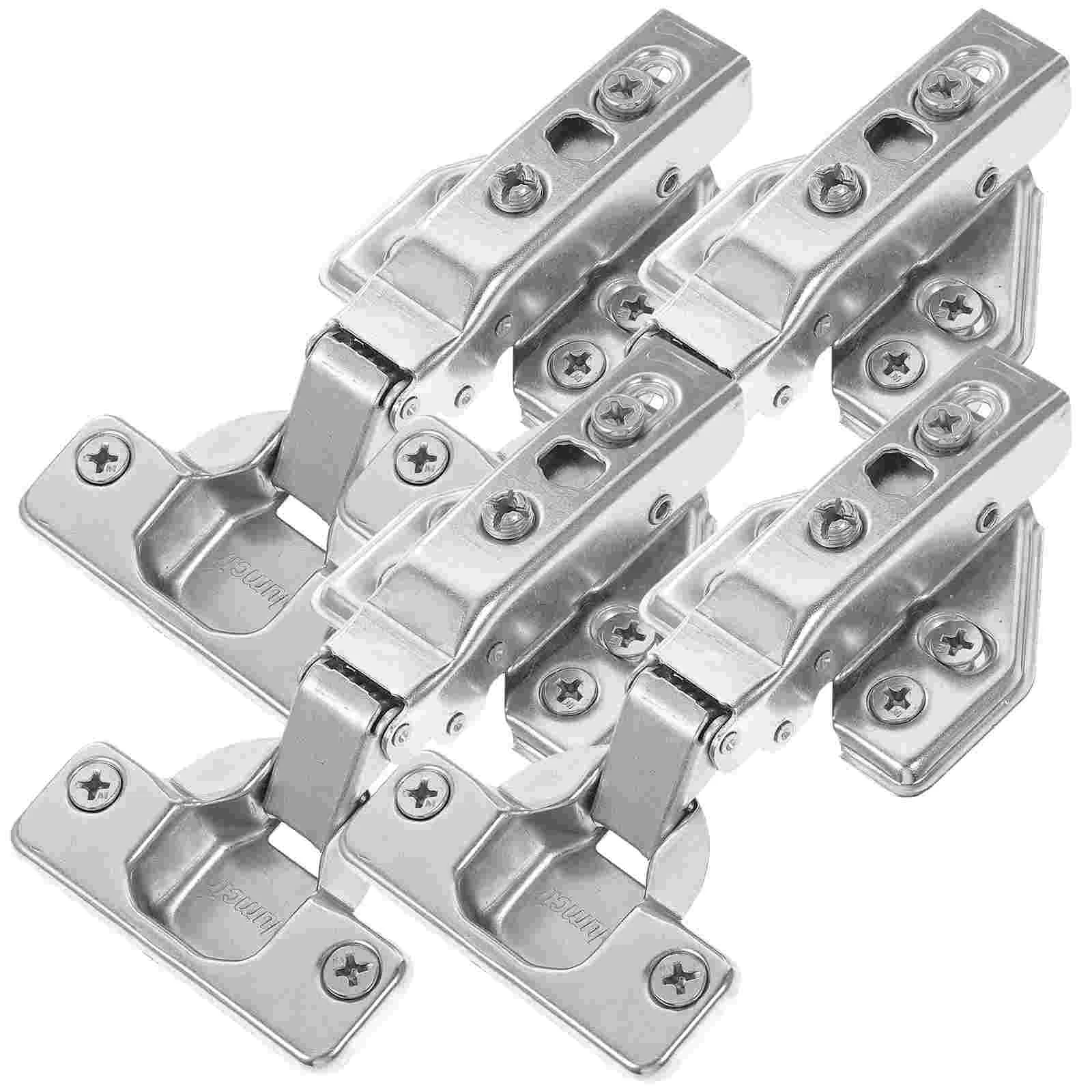 

4pcs Practical Stainless Steel Replacement Folding Door Hinge Cabinet Accessory Door Hinge Hinges For Kitchen Cabinets