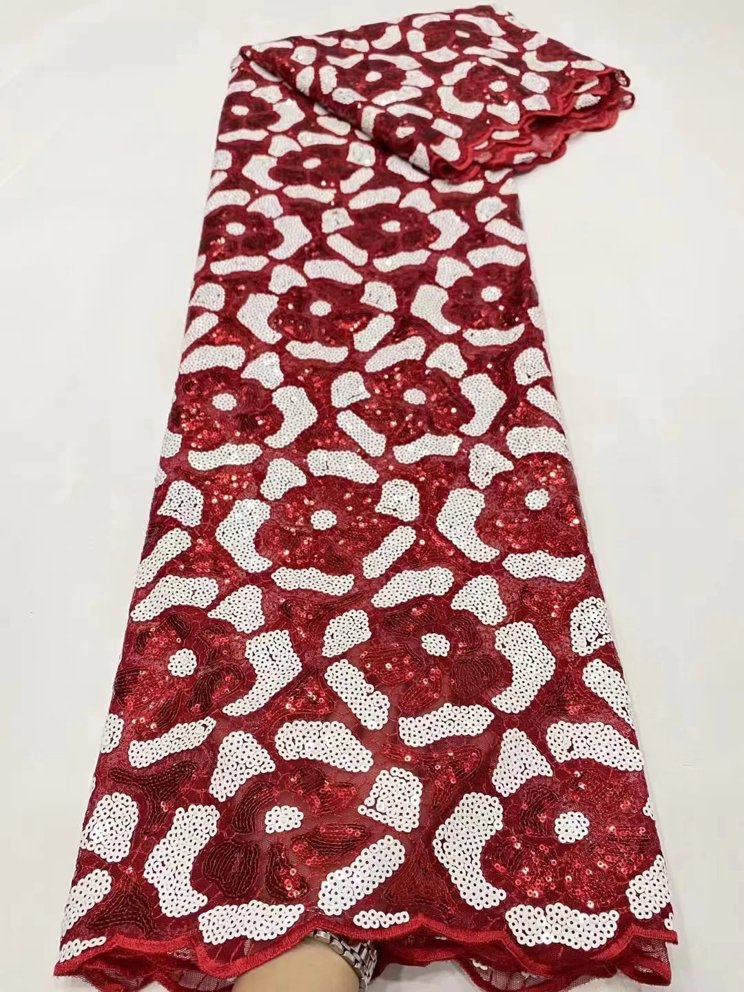 NDPN111 белый + синий вышитый французский тюль кружева с блестками красивые цветы