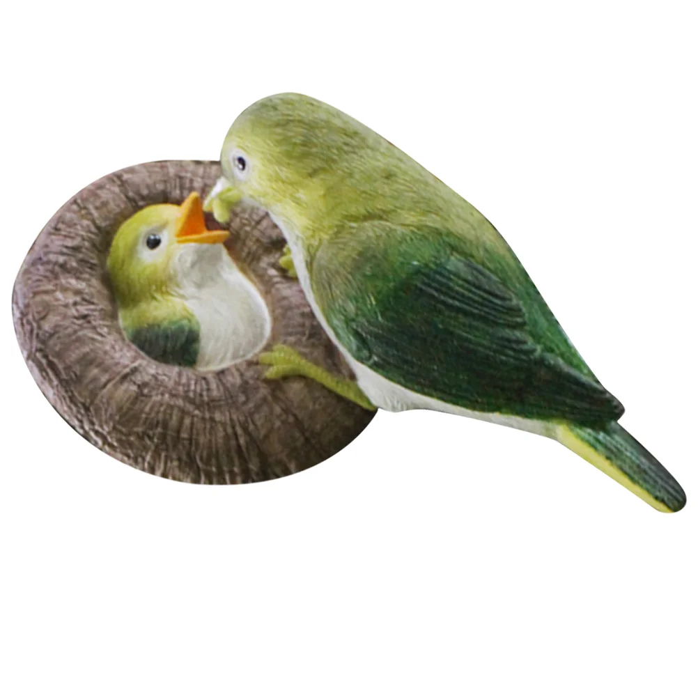 

Simulation Bird Pendant Christmas Decorations Wall Hanging Ornaments Resin Craft Yard