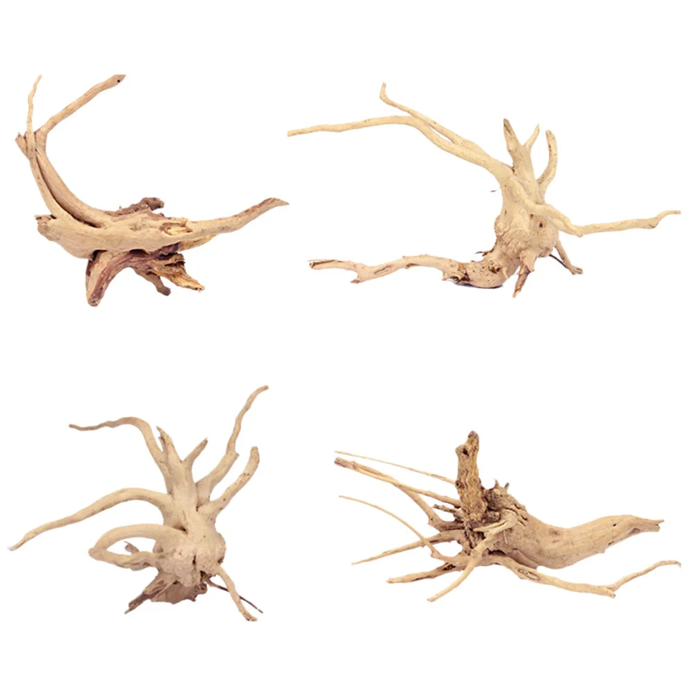 

4Pc Driftwood for Freshwater Aquarium Tank Branch Driftwood Driftwood Branch Aquarium Driftwood