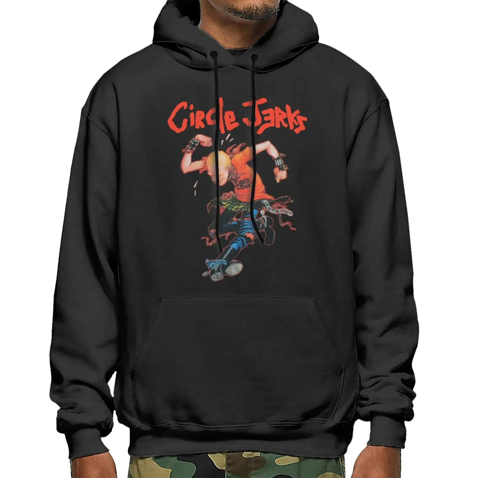 

Authentic Circle Jerks Band Skanking Ska Hoodie Oversize Men's Hoodies Sweat Oversized Hoodie Men's Hoodies Hoodie With Zipper