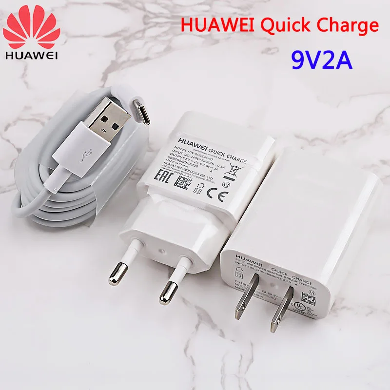 Фото Оригинальное быстрое зарядное устройство Huawei QC2.0 9 В 2 А штепсельная вилка Оригинальное быстрое зарядное устройство Huawei QC2.0 9 В 2 А штепсельная вилка