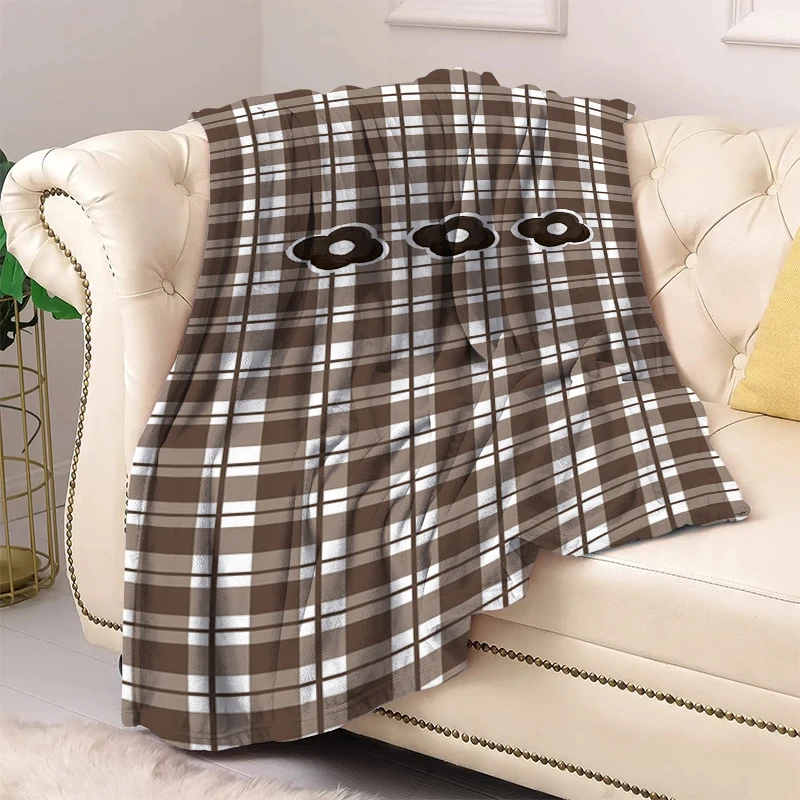 

Plaid Pattern Custom Blanket for Living Room Decorative Sofa Blankets Bedroom Decoration Bedspread on the Bed Throw Fluffy Soft