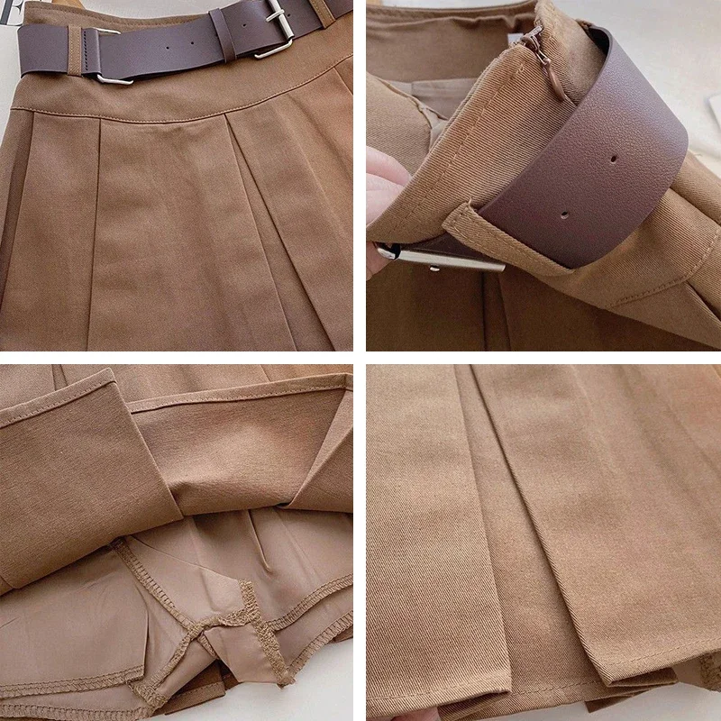 Плиссированные мини-юбки женские в американском стиле ретро сексуальные девушки