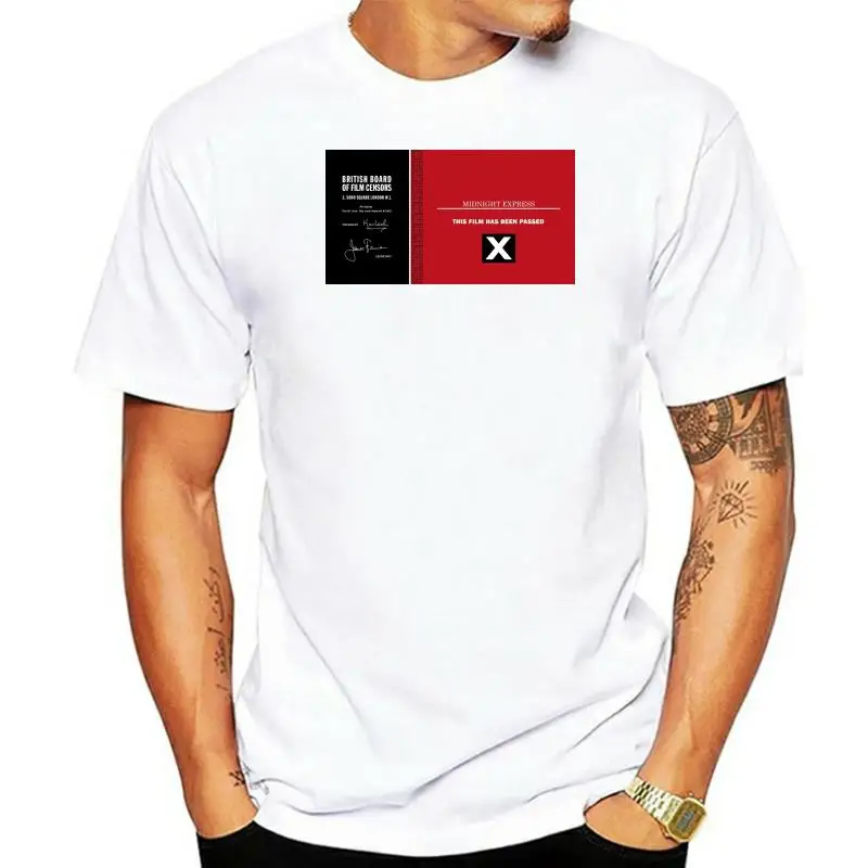 

Футболка из фильма культового кинотеатра, Классическая карточка цензуры с рейтингом X, Бесплатная почта Великобритании в стиле 70-х