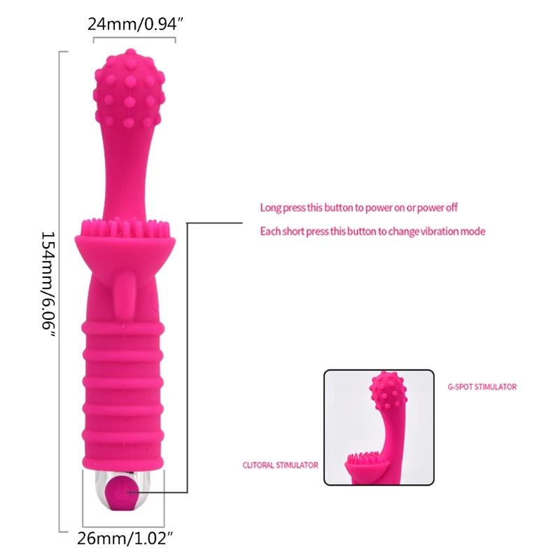 Женский Вибратор для стимуляции точки G 10-частотный массажер с зарядкой от USB