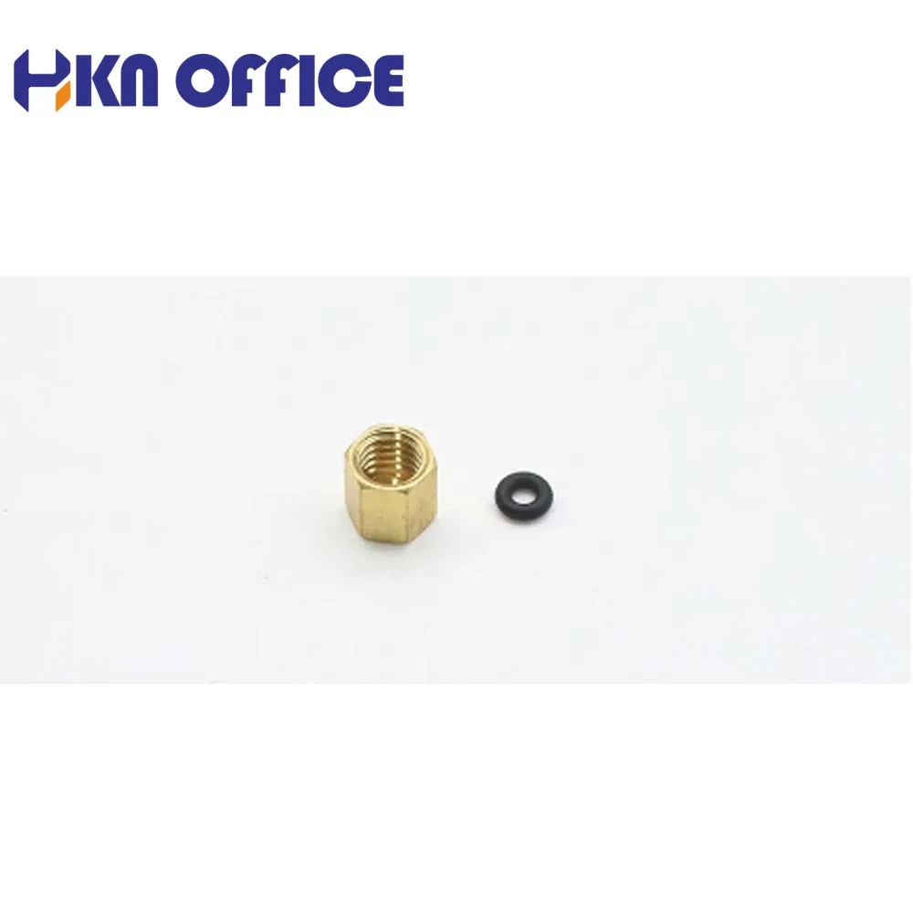 

20PCS Copper Nut O Ring Screw For DX4 DX5 DX7 5113 4720 XP600 TX800 Printhead Printer Plotter Ink Damper Dumper tube hose pipe